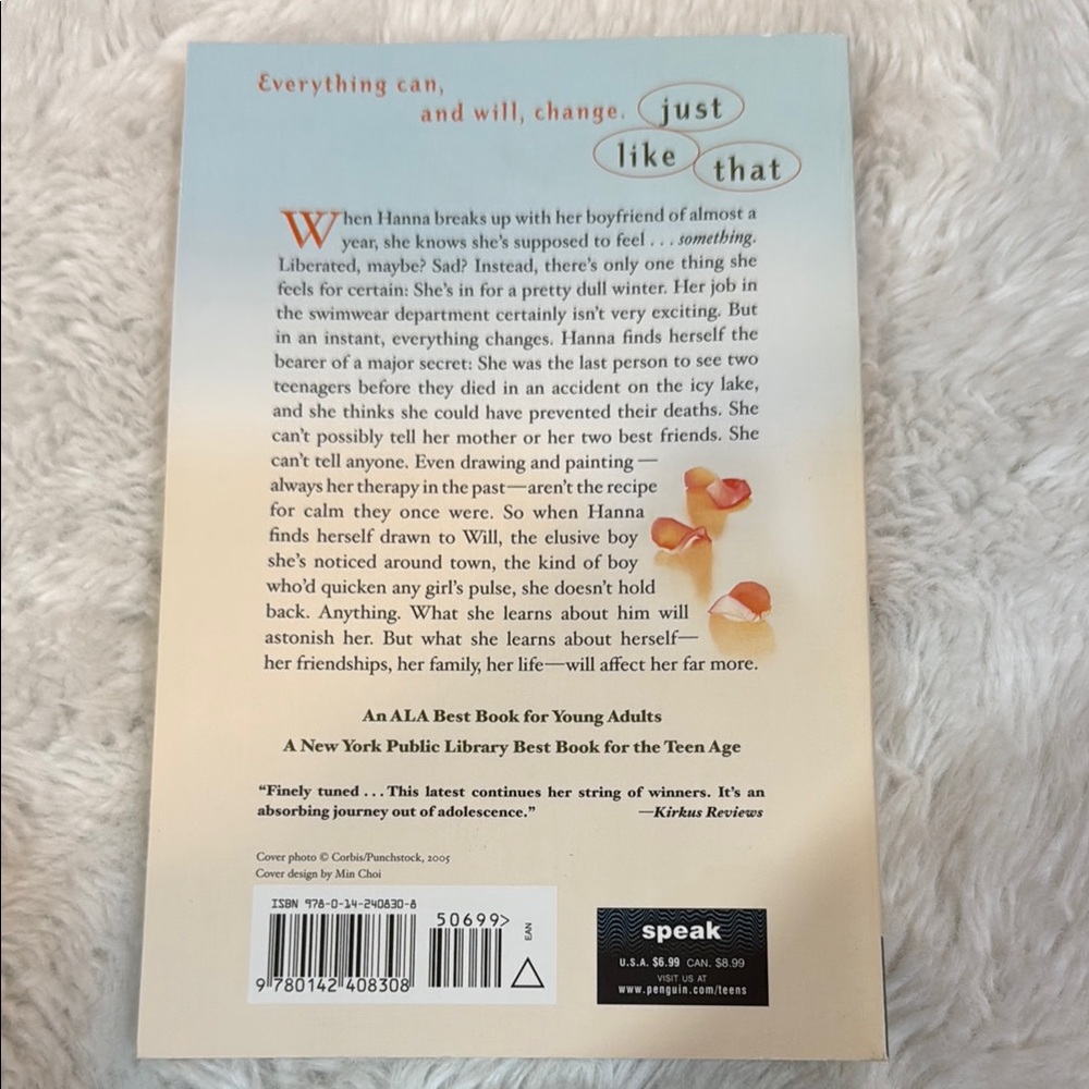 Just Like That by Marsha Qualey Book - Picture 2 of 2
